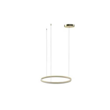 Lampa wisząca HALO PENDANT 150 CCT BK + REMOTE CONTROL złota Azzardo AZ5348