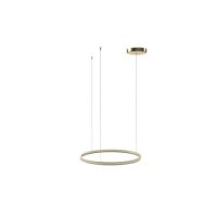 Lampa wisząca HALO PENDANT 150 CCT BK + REMOTE CONTROL złota Azzardo AZ5348
