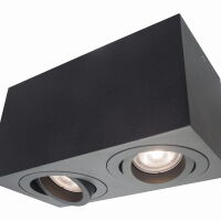 Lyon 2 oprawa natynkowa czarna Light Prestige   LP-5881/2SM BK