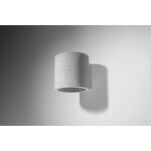 Kinkiet ORBIS Czarny SOLLUX  Lampa Ścienna NOWOCZESNY stal  SL.0486 beton - 3