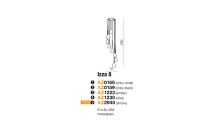 Lampa wisząca Izza 8 Shiny White AZzardo AZ0160 klosze w kształcie kielichów nowoczesny - 3
