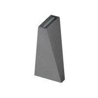 Lampa ścienna/kinkiet ZITA XL AZ2201 IP54 jasno/szara LED 6W geometryczny kształt