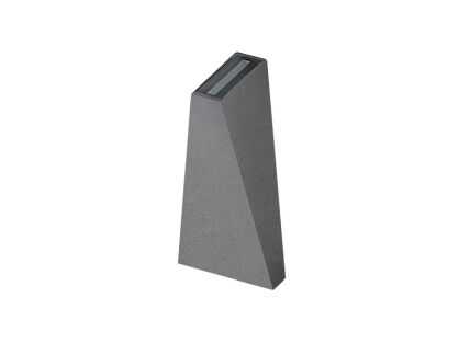 Lampa ścienna/kinkiet ZITA XL AZ2201 IP54 jasno/szara LED 6W geometryczny kształt
