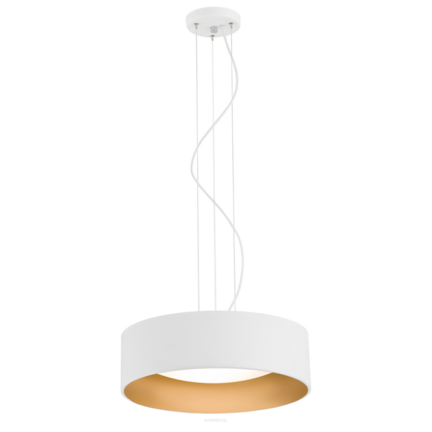 Lampa wisząca MOHITO 1213 Argon Biało/złota o średnicy 45 cm