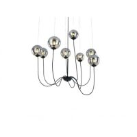 Lampa wisząca Azzardo CONFLUX 8 AZ2639 szklane kule zawieszone na linkach