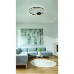 Lampa sufitowa plafon HALO TOP 120 CCT BK + REMOTE CONTROL złota Azzardo AZ5346 - 2