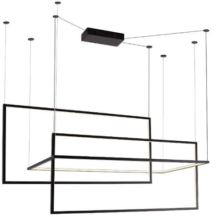 Lampa wisząca MAXLIGHT GEOMETRIC NEW CZARNA P0271 GEOMETRYCZNY NOWOCZESNY