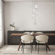Lampa wisząca Alani PND-34375-5-HBR Italux - 2