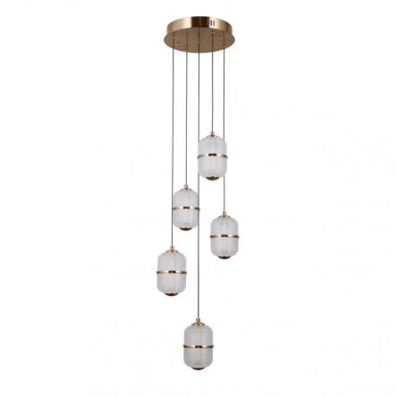 Lampa wisząca Alani PND-34375-5-HBR Italux