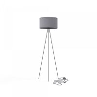 Lampa podłogowa Cadilac I E27 szara 156cm 7992
