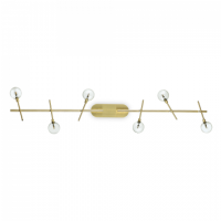 Plafon Maracas PL6 200361 KLASYCZNY IP20 G4 Ideal Lux OPRAWA W STYLU KLASYCZNYM mosiądzowa oprawa sufitowa