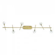 Plafon Maracas PL6 200361 KLASYCZNY IP20 G4 Ideal Lux OPRAWA W STYLU KLASYCZNYM mosiądzowa oprawa sufitowa