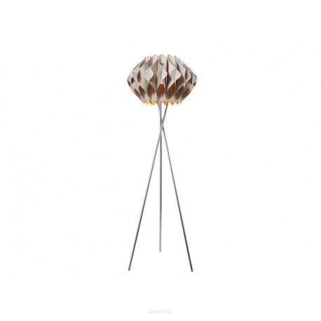 Lampa podłogowa RUBEN FLOOR Beige BP-1722-BE AZ2406 Azzardo kolor beżowy kształtem przypomina pąk  kwiatu