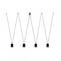 Lampa wisząca More Tone V 5xGU10 czarno/złota 7814