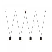 Lampa wisząca More Tone V 5xGU10 czarno/złota 7814