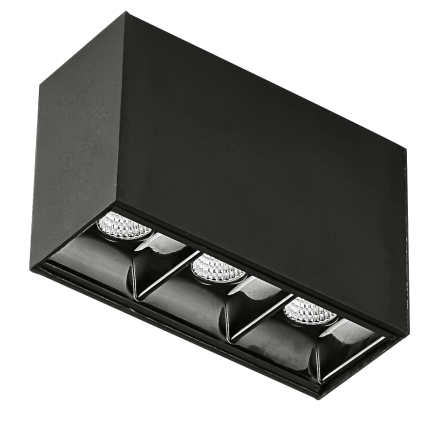 Reflektor Star 3 magnetic czarny Light Prestige  PLASTIK METAL LED do własnej kompozycji 60 LM, 3000K  LP-556-MAG-BK