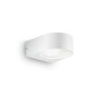 Kinkiet IKO AP1 BIAŁY Ideal Lux 018522  korpus z odlewu aluminiowego w kolorze białym świeci góra-dół - 2