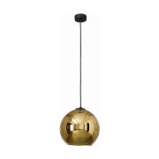 Lampa wisząca POLARIS kula Nowodvorski gold EFEKT LUSTRA 9057  