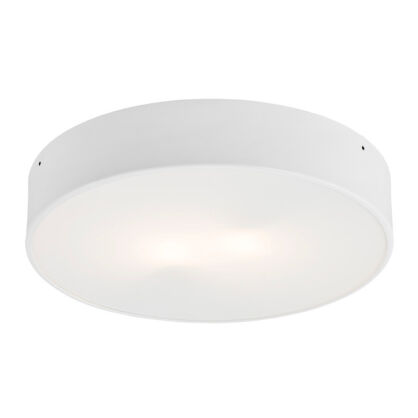 Ponadczasowy plafon DARLING 3082 Argon Średnica 25 cm BIAŁY