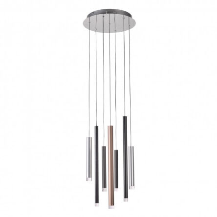 Lampa wisząca REYNA MD17077-7A Italux TUBY  UMIESZCZONE NA OKRĄGŁEJ PODSUFITCE LED 28W 