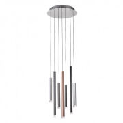 Lampa wisząca REYNA MD17077-7A Italux TUBY  UMIESZCZONE NA OKRĄGŁEJ PODSUFITCE LED 28W 