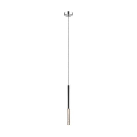 Lampa wisząca ZUMA LINE ONE PENDANT P0461-01E-F4F4 metalowe rurki Srebrny