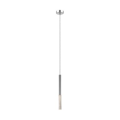 Lampa wisząca ZUMA LINE ONE PENDANT P0461-01E-F4F4 metalowe rurki Srebrny