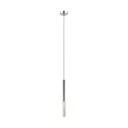 Lampa wisząca ZUMA LINE ONE PENDANT P0461-01E-F4F4 metalowe rurki Srebrny