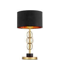Lampa stołowa AZZARIA LDT 5523 (MD+BK) Lumina Deco mosiądz czarny