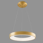 Lampa wisząca GIULIA 5304-840RP-GD-3 Italux okrągły MODNY ZŁOTY SZCZOTKOWANY KOLOR ŚREDNICA 48 CM LED nowoczesny - 2