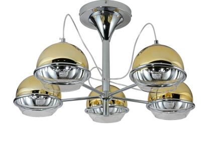 Lampa sufitowa VERONI LDC 1029-5 (GD) Lumina Deco złota 5x G9 