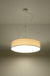 Elegancka Lampa Sufitowa Koło Wisząca ARENA 45  SL. 0120 klosz z tworzywa sztucznego w kolorze białym w kształcie walca - 2