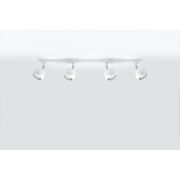 PLAFON OCULARE 4L Biały  SOLLUX  Lampa Ścienna NOWOCZESNY stal  SL.0441 metalowa lampa  SOLLUX LIGHTING