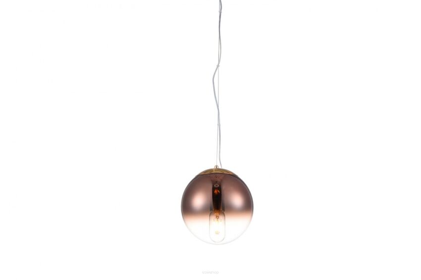 Lampa wisząca IRIS 20 AZ 3108 nowoczesna elegancka szklany klosz w kolorze miedzi