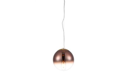 Lampa wisząca IRIS 20 AZ 3108 nowoczesna elegancka szklany klosz w kolorze miedzi
