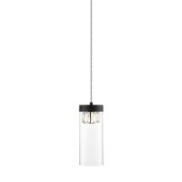 LAMPA WISZĄCA GEM PENDANT P0389-01D-P7AC ZUMA LINE Szklany transparentny klosz NOWOCZESNA