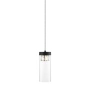 LAMPA WISZĄCA GEM PENDANT P0389-01D-P7AC ZUMA LINE Szklany transparentny klosz NOWOCZESNA