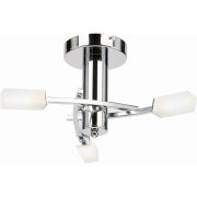Lampa sufitowa HAVANA chrom/biały  ENDON LIGHTING 146-3CH  