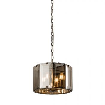 Lampa wisząca CLOONEY dymione szkło z połyskiem ENDON LIGHTING 61281  