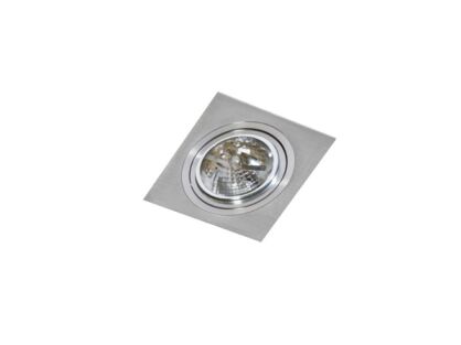 Lampa sufitowa wpuszczana techniczna Siro 1 aluminium Azzardo  AZ0767