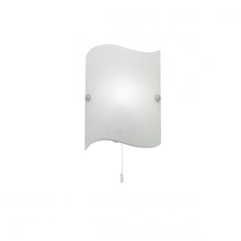 Kinkiet WAVE chrom/biały ENDON LIGHTING 2017-WB  