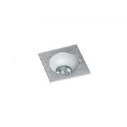 Oprawa  wpustowa HUGO 1 DOWNLIGHT techniczna w kolorze aluminium