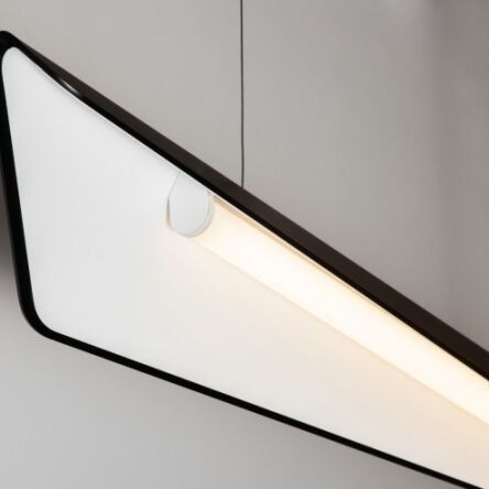 Lampa wisząca Wave Max Superior ZW Labra  5.1188 ma kształt fali różne kolory wykończenia źródło światła LED techniczna