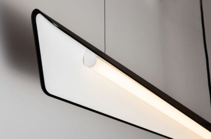 Lampa wisząca Wave Max Superior ZW Labra  5.1188 ma kształt fali różne kolory wykończenia źródło światła LED techniczna