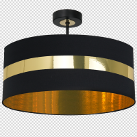 Lampa sufitowa PALMIRA BLACK/GOLD MILAGRO MLP6319 