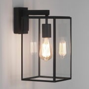 Kinkiet BOX LANTERN 350 CZARNY Z FAKTURĄ ASTRO 1354004