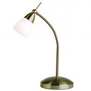 Lampa stołowa RANGE antyczny mosiądz ENDON LIGHTING 652-TLAN  