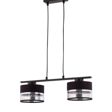 Lampa wisząca SOFIA 2 SIGMA 32166 CZARNA SREBRNA