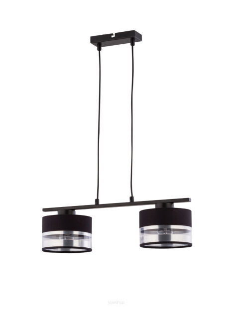 Lampa wisząca SOFIA 2 SIGMA 32166 CZARNA SREBRNA
