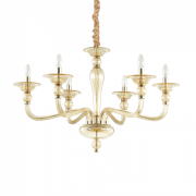 Lampa wisząca Żyrandol Danieli SP6 159942  NOWOCZESNY IP20 E27 metal Ideal Lux OPRAWA W STYLU KLASYCZNYM